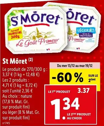 Lidl St Môret (²) offre