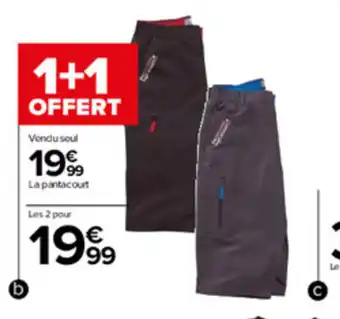 Carrefour Pantacourt homme offre