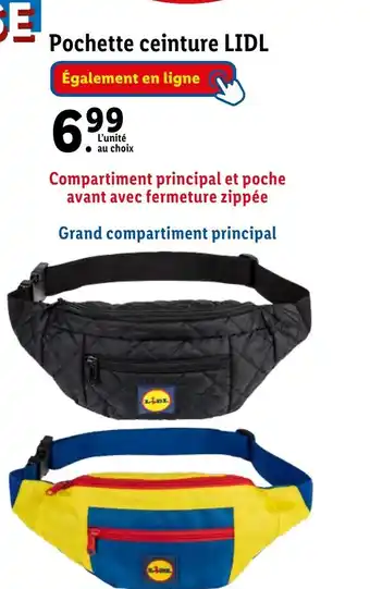 Lidl Pochette ceinture LIDL offre