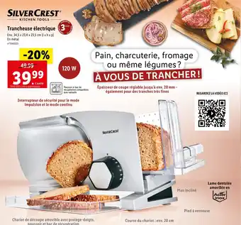 Lidl Trancheuse électrique offre