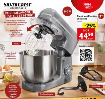 Lidl Robot multifonction anthracite offre