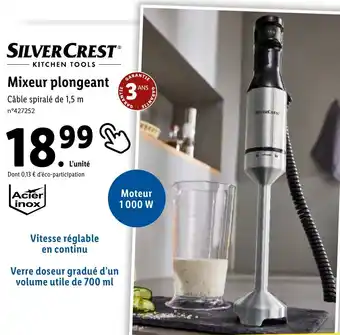 Lidl Mixeur plongeant offre