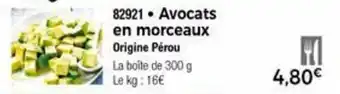 Thiriet Avocats en morceaux offre