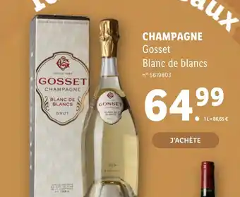CHAMPAGNE Gosset