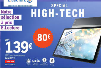 E.Leclerc TABLETTE offre