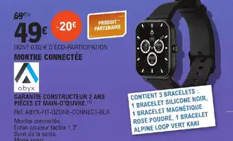 E.Leclerc MONTRE CONNECTÉE offre
