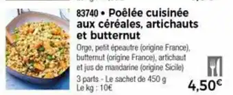 Thiriet Poêlée cuisinée aux céréales offre