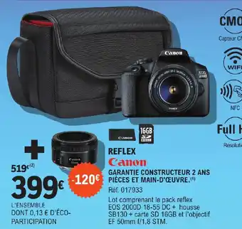 E.Leclerc REFLEX Canon offre
