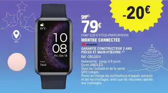 E.Leclerc MONTRE CONNECTÉE offre