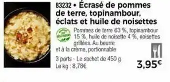 Thiriet Écrasé de pommes de terre offre