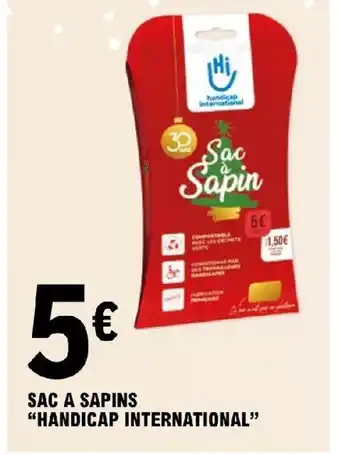 E.Leclerc SAC A SAPINS "HANDICAP INTERNATIONAL" offre