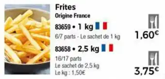 Thiriet Frites offre