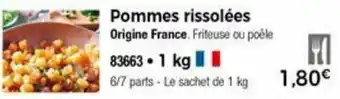 Thiriet Pommes rissolées offre