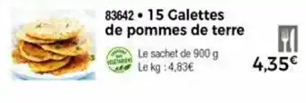 Thiriet 15 Galettes de pommes de terre offre