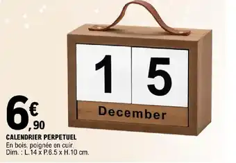E.Leclerc CALENDRIER PERPETUEL offre