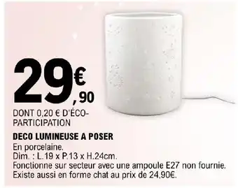 E.Leclerc DECO LUMINEUSE A POSER offre