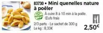 Thiriet Mini quenelles nature à poêler offre