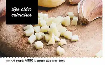 Thiriet Ail coupé offre