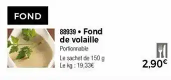 Fond de volaille