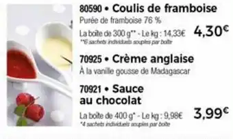 Thiriet Coulis de framboise offre