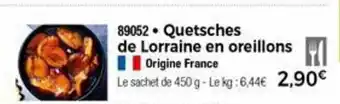Thiriet Quetsches de lorraine en oreillons offre