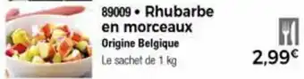 Thiriet Rhubarbe en morceaux offre