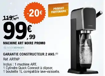 E.Leclerc MACHINE ART NOIRE PROMO offre