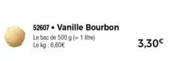 Thiriet Vanille bourbon offre