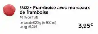 Thiriet Framboise avec morceaux de framboise offre
