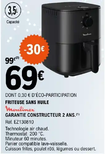 E.Leclerc FRITEUSE SANS HUILE offre
