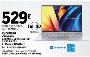 E.Leclerc PC PORTABLE offre