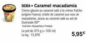 Thiriet Caramel macadamia offre