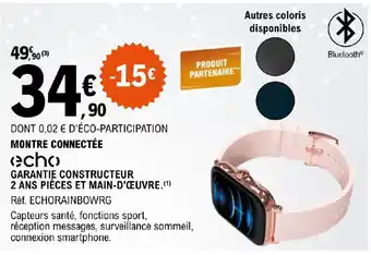 E.Leclerc MONTRE CONNECTÉE offre