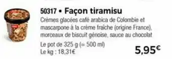 Thiriet Façon tiramisu offre