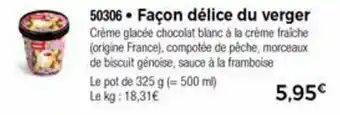 Façon délice du verger