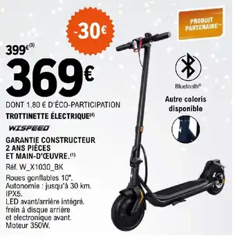 E.Leclerc TROTTINETTE ÉLECTRIQUE(4) offre