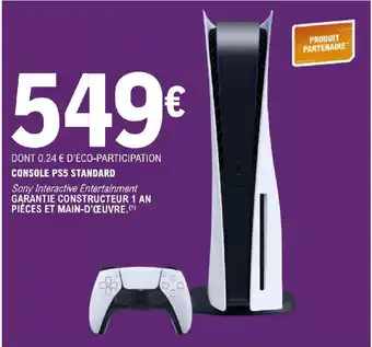 E.Leclerc CONSOLE PS5 STANDARD offre