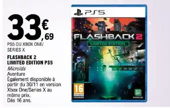 E.Leclerc FLASHBACK 2 LIMITED EDITION PS5 offre