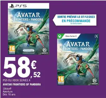 AVATAR FRONTIERS OF PANDORA