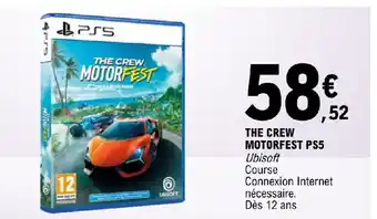 E.Leclerc THE CREW MOTORFEST PS5 Ubisoft offre