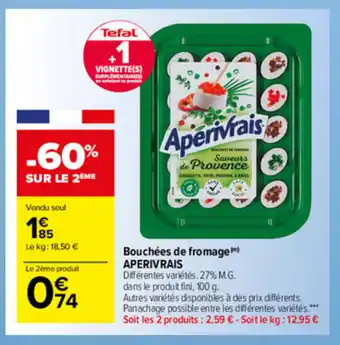 Carrefour Market Bouchées de fromage offre