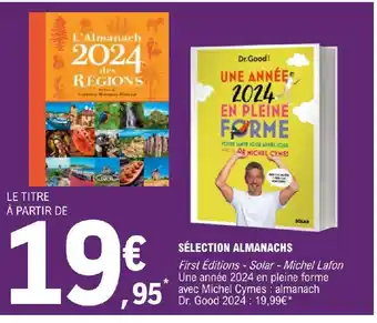 E.Leclerc SÉLECTION ALMANACHS offre
