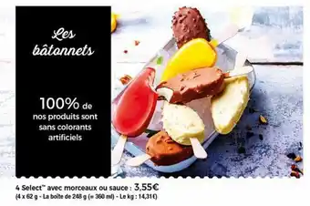 Thiriet 4 Select" avec morceaux ou sauce offre