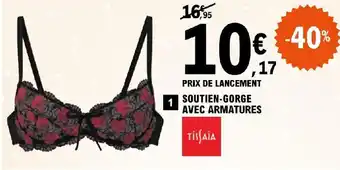 E.Leclerc SOUTIEN-GORGE AVEC ARMATURES offre