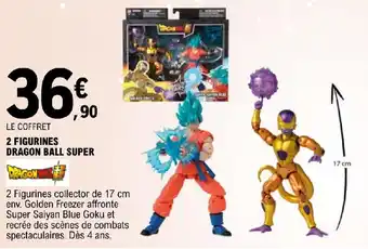 E.Leclerc 2 FIGURINES DRAGON BALL SUPER offre