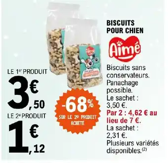 E.Leclerc BISCUITS POUR CHIEN offre