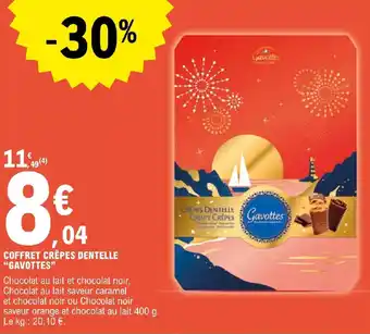 E.Leclerc COFFRET CRÊPES DENTELLE "GAVOTTES" offre