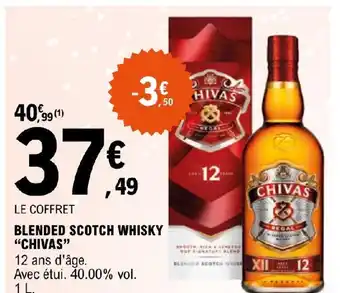 E.Leclerc BLENDED SCOTCH WHISKY "CHIVAS" offre