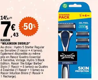 E.Leclerc RASOIR "WILKINSON SWORLD" offre