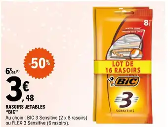 E.Leclerc RASOIRS JETABLES "BIC" offre